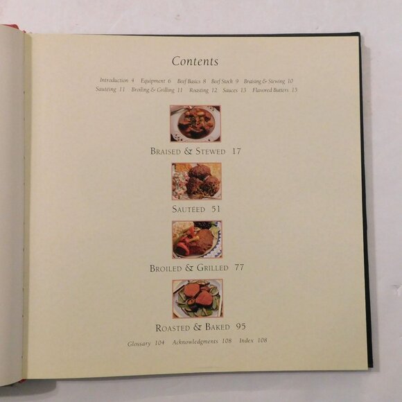Williams Sonoma Kitchen Library Beef Cookbook by Joyce Goldstein 1993 Hardcover - Picture 4 of 9